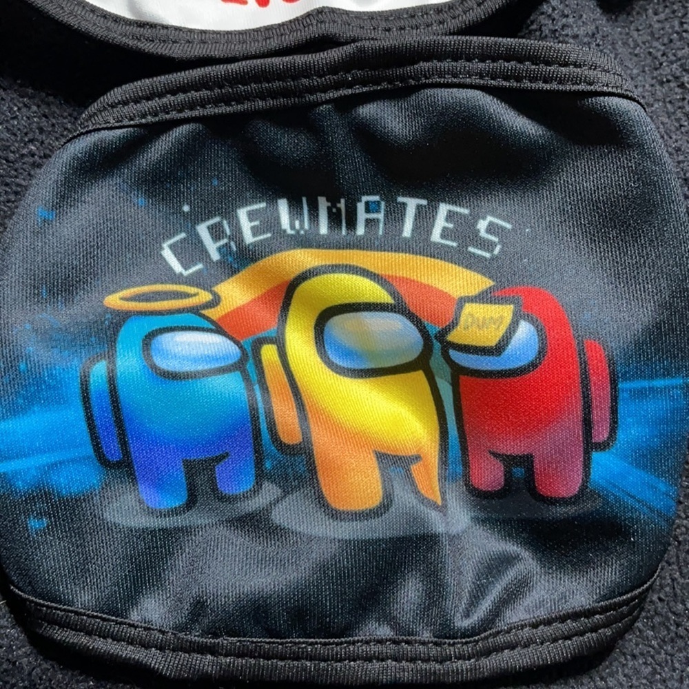 New set/2 Among us face masks - Picture 2 of 5